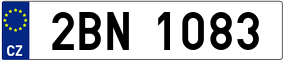 Truck License Plate